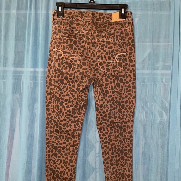 Cheetah Print American Eagle Hi Rise Jegging - Picture 4 of 5